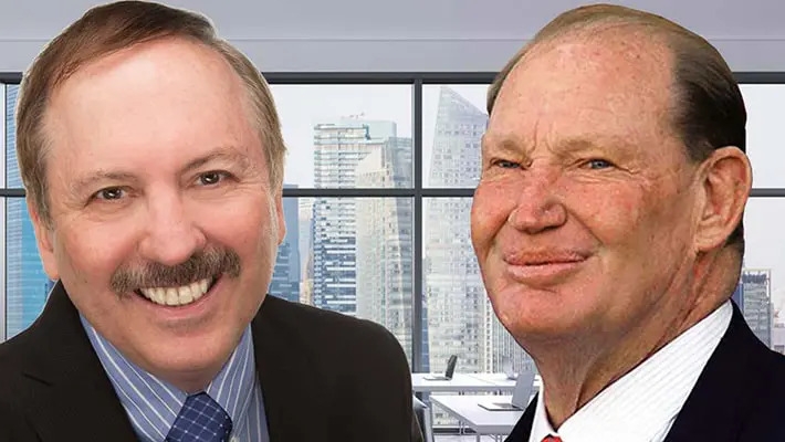 Kerry Packer with Allan Mason.